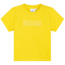 Hugo Boss Infant Boys Short Sleeve T-Shirt  - Yellow